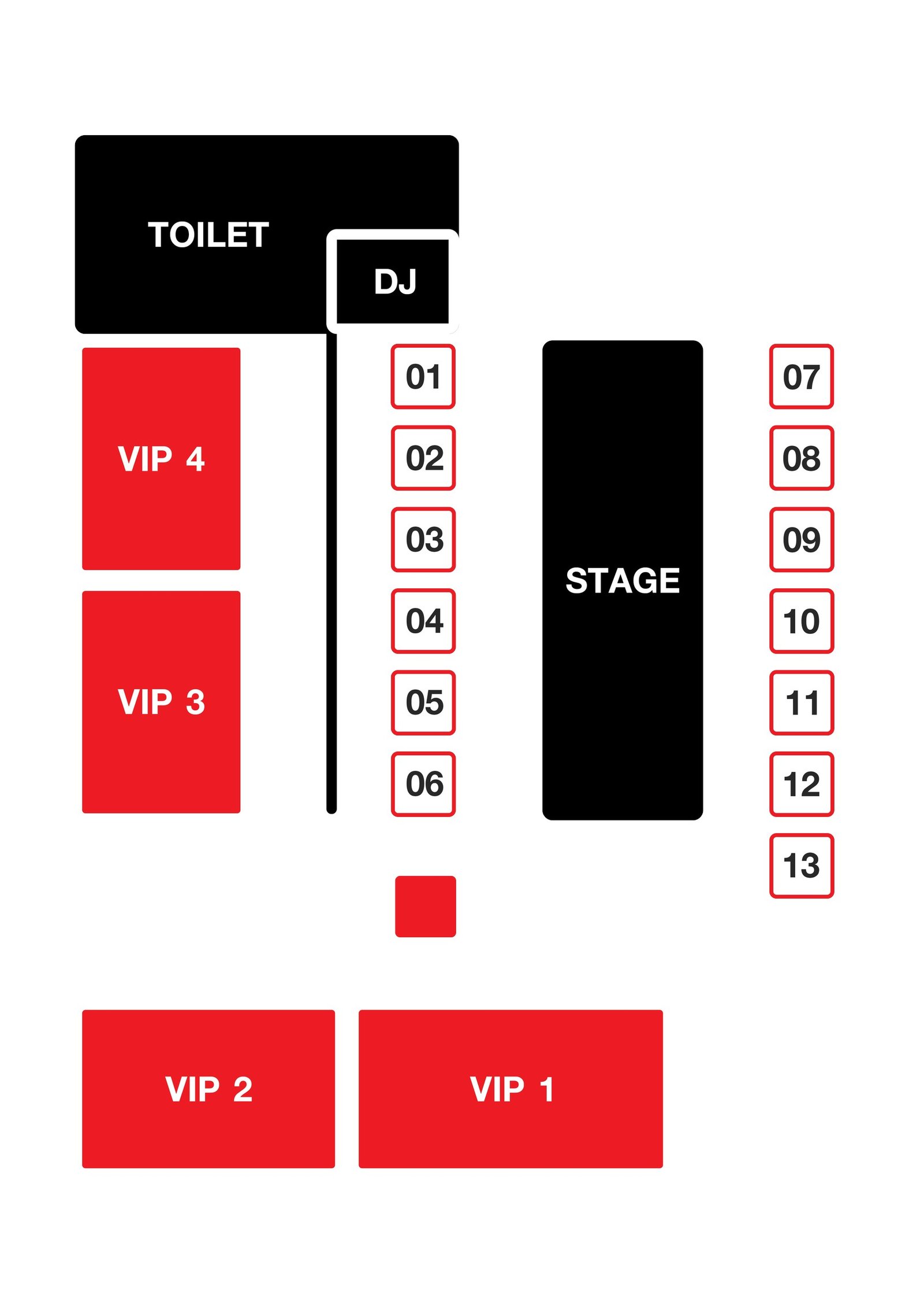 Table Plan Play Girlz Pattaya